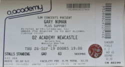 Gary Numan Newcastle Ticket 2019